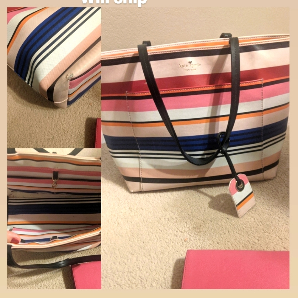 Kate Spade striped Bag